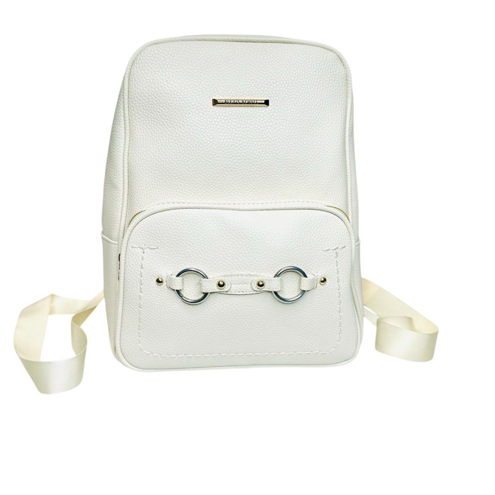 Alexis Bendel Cream colored Pebbled Textured  Backpack Purse